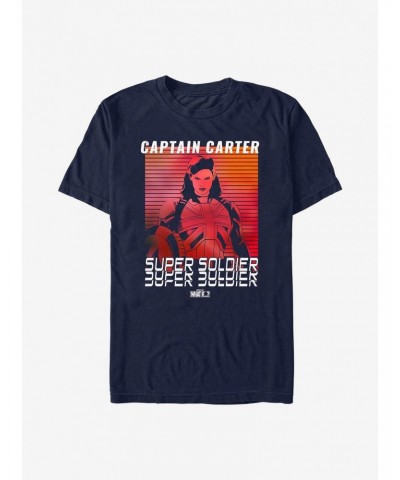 Marvel What If...? Captain Carter Super Soldier T-Shirt $5.93 T-Shirts