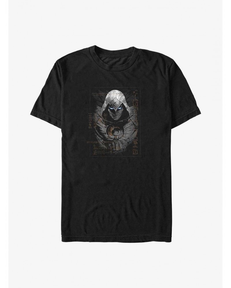 Marvel Moon Knight Ancient Glyphs Poster Big & Tall T-Shirt $10.76 T-Shirts