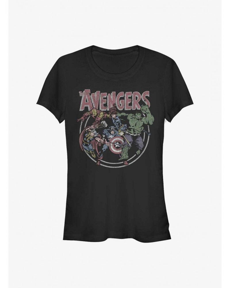 Marvel Avengers Vintage Girls T-Shirt $9.76 T-Shirts