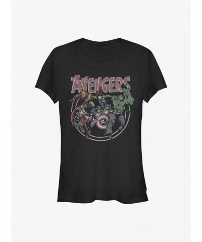 Marvel Avengers Vintage Girls T-Shirt $9.76 T-Shirts