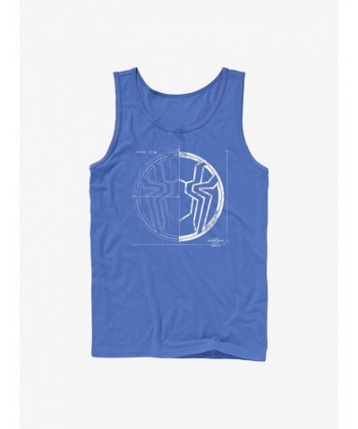 Marvel Spider-Man: No Way Home Grid White Tank $6.77 Tanks