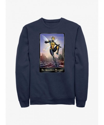 Marvel Ant-Man and the Wasp: Quantumania Wasp The Quantum Avenger Poster Sweatshirt $14.76 Sweatshirts