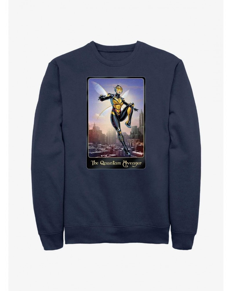 Marvel Ant-Man and the Wasp: Quantumania Wasp The Quantum Avenger Poster Sweatshirt $14.76 Sweatshirts