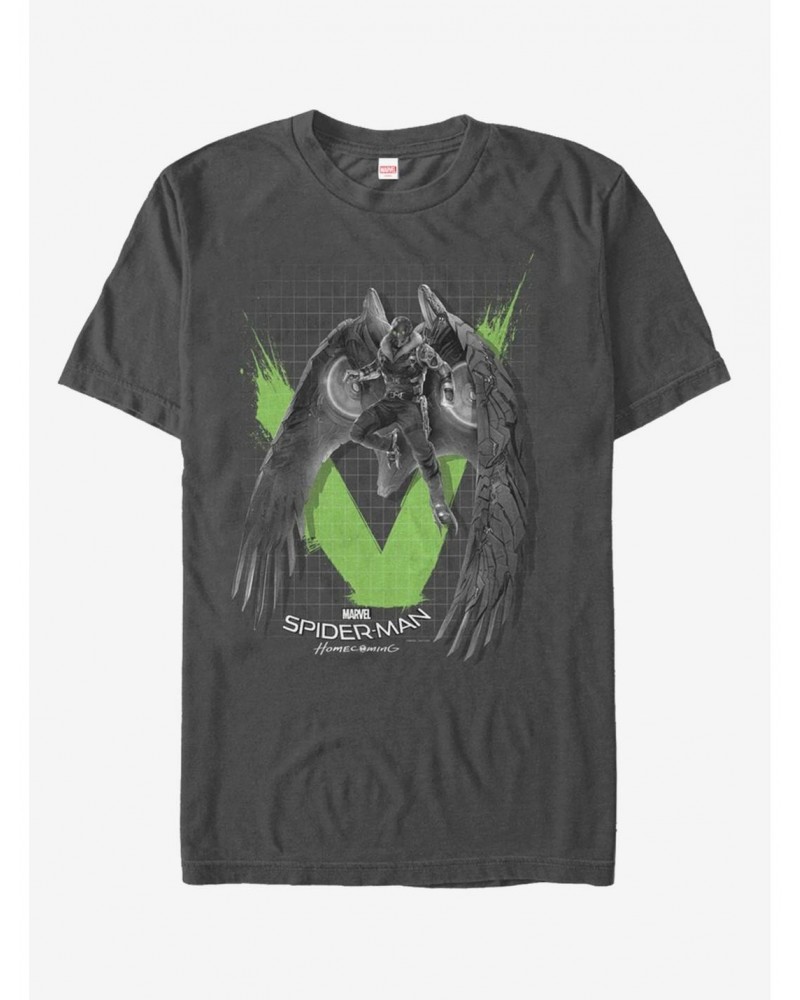 Marvel Spider-Man V Is For Vulture T-Shirt $9.56 T-Shirts