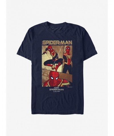 Marvel Spider-Man: No Way Home Three Panel Spidey T-Shirt $8.80 T-Shirts