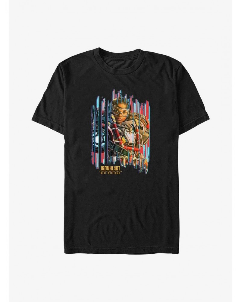 Marvel Black Panther: Wakanda Forever Ironheart Riri Williams Portrait T-Shirt $6.69 T-Shirts