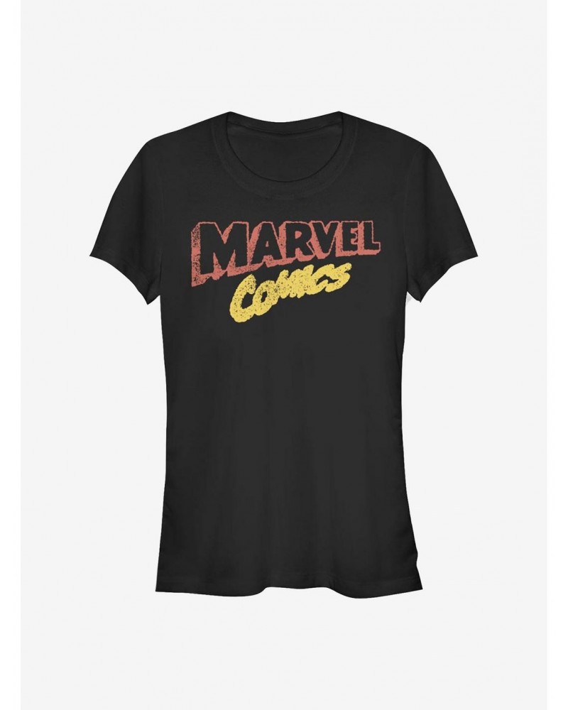 Marvel Comics Retro Logo Girls T-Shirt $7.37 T-Shirts