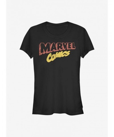 Marvel Comics Retro Logo Girls T-Shirt $7.37 T-Shirts