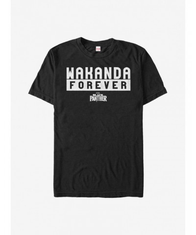 Marvel Black Panther Wakanda ForEver Mens T-Shirt $6.31 T-Shirts