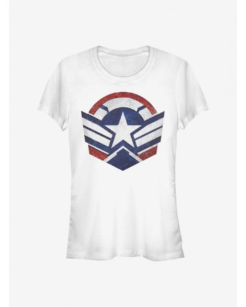 Marvel The Falcon And The Winter Soldier Logo Girls T-Shirt $7.97 T-Shirts