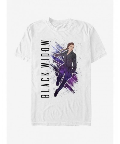 Marvel Avengers Endgame Black Widow Painted T-Shirt $7.65 T-Shirts