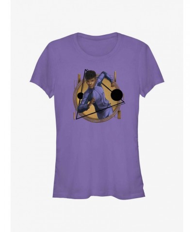 Marvel Black Panther: Wakanda Forever Shuri Badge Girls T-Shirt $7.97 T-Shirts