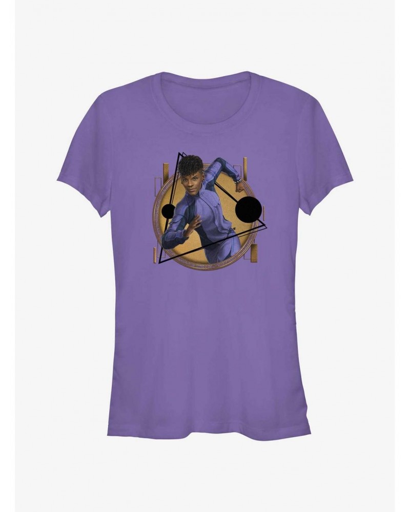 Marvel Black Panther: Wakanda Forever Shuri Badge Girls T-Shirt $7.97 T-Shirts