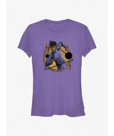 Marvel Black Panther: Wakanda Forever Shuri Badge Girls T-Shirt $7.97 T-Shirts