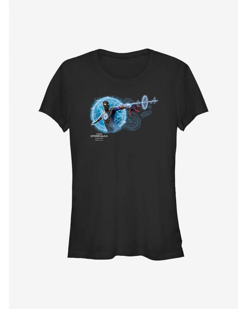 Marvel Spider-Man: No Way Home Magic Web Girls T-Shirt $8.17 T-Shirts