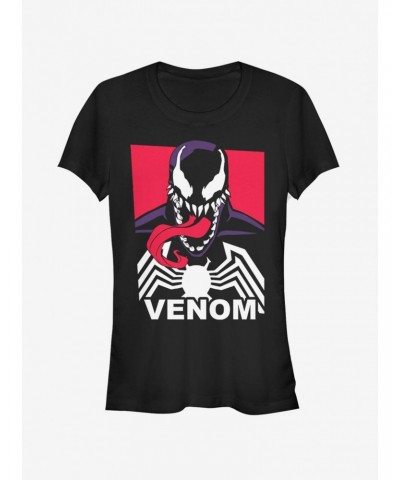 Marvel Venom Tri Color Womens T-Shirt $9.36 T-Shirts