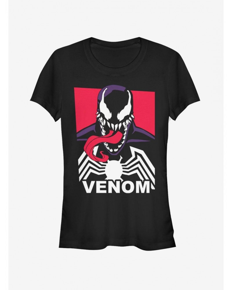 Marvel Venom Tri Color Womens T-Shirt $9.36 T-Shirts