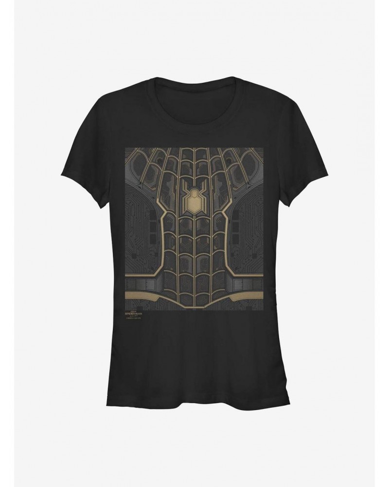 Marvel Spider-Man The Black Suit Girls T-Shirt $8.57 T-Shirts