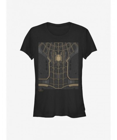 Marvel Spider-Man The Black Suit Girls T-Shirt $8.57 T-Shirts