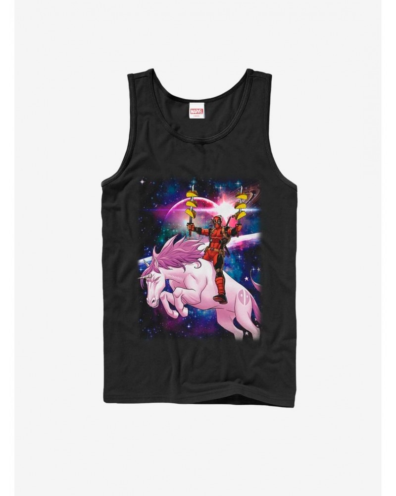 Marvel Deadpool Taco Unicorn Tank $8.76 Tanks