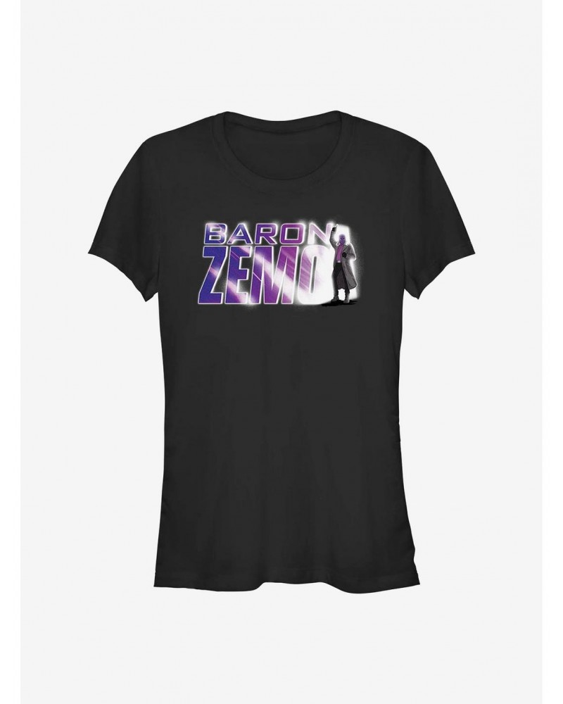 Marvel The Falcon And The Winter Soldier Baron Zemo Girls T-Shirt $7.97 T-Shirts