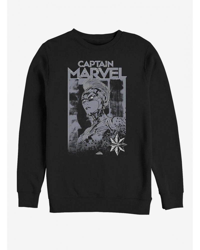 Marvel Captain Marvel Marvel Stamp Sweatshirt $9.74 Sweatshirts