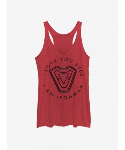 Marvel Avengers: Endgame Iron Man's Heart Girls Tank $6.84 Tanks