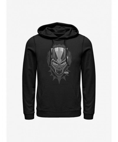 Marvel Black Panther Plaque Hoodie $15.45 Hoodies