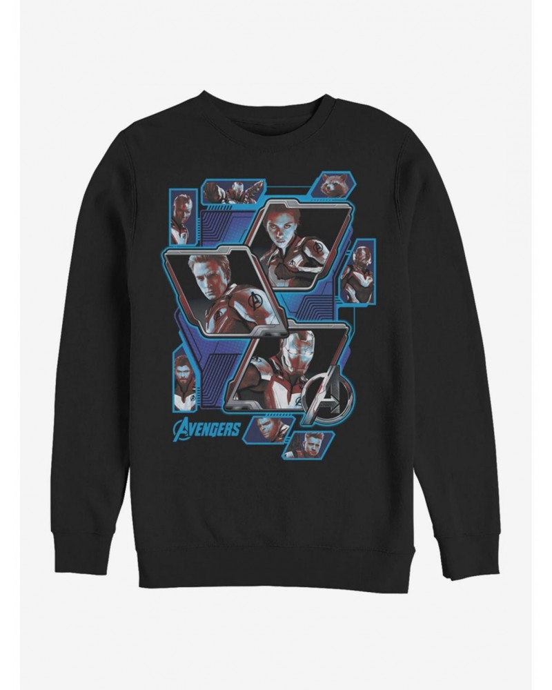 Marvel Avengers: Endgame Avengers Panel Shot Sweatshirt $11.51 Sweatshirts