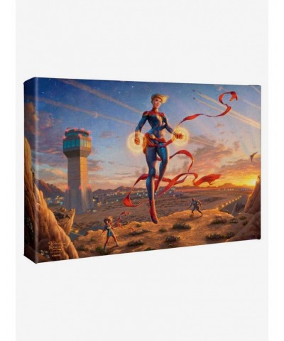 Marvel Captain Marvel Dawn of a New Day 10" x 14" Gallery Wrapped Canvas $37.08 Canvas