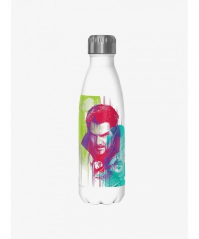 Marvel Doctor Strange in the Multiverse of Madness Strange Portraits Stainless Steel Water Bottle $5.98 Water Bottles