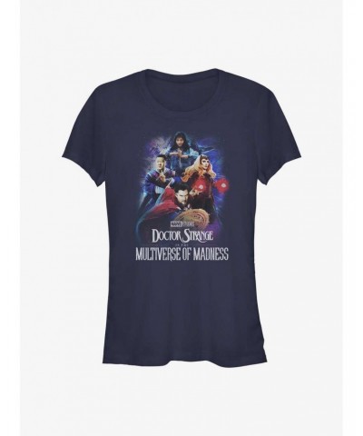 Marvel Doctor Strange In The Multiverse Of Madness Poster Group Girls T-Shirt $7.37 T-Shirts