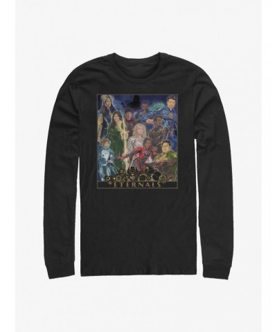 Marvel Eternals Art Frame Poster Long-Sleeve T-Shirt $11.32 T-Shirts