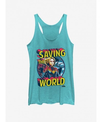 Marvel Captain Marvel Save Me Girls Tank Top $6.84 Tops