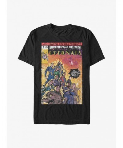 Marvel Eternals Vintage Style Comic Cover T-Shirt $9.37 T-Shirts