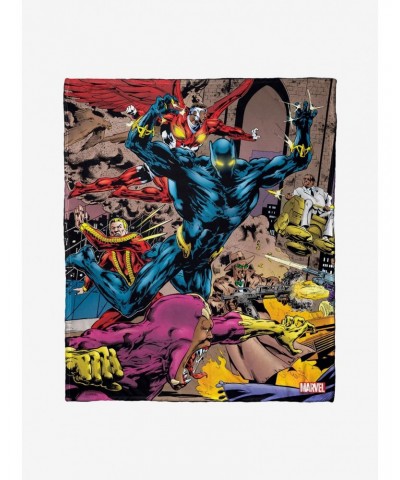 Marvel Black Panther Time To Pounce Throw Blanket $29.35 Blankets