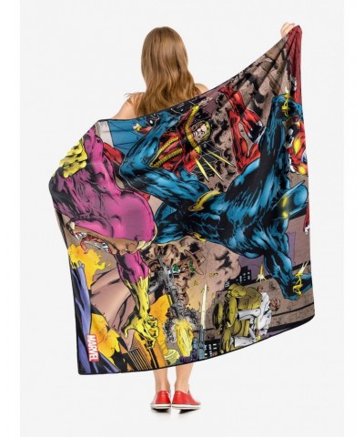 Marvel Black Panther Time To Pounce Throw Blanket $29.35 Blankets