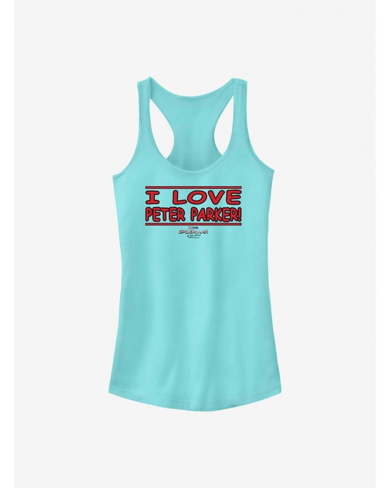 Marvel Spider-Man I Love Peter Parker Girls Tank $7.57 Tanks