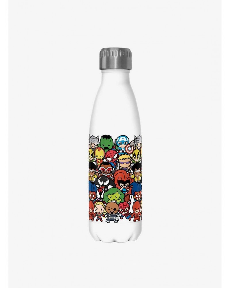 Marvel Chibi Heroes Stainless Steel Water Bottle $6.77 Water Bottles