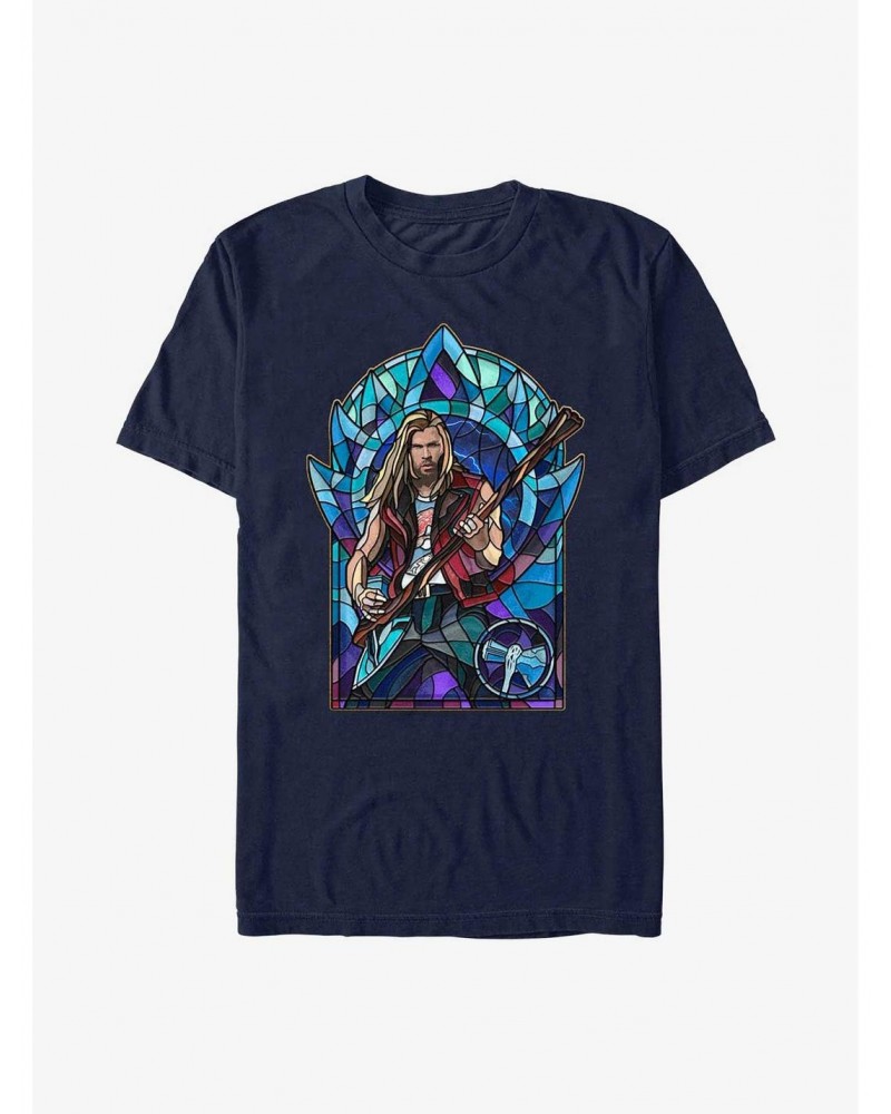 Marvel Thor: Love and Thunder Thor Glass T-Shirt $9.33 T-Shirts