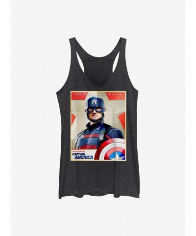 Marvel The Falcon And The Winter Soldier Inspired By Cap Girls Tank $8.08 Tanks