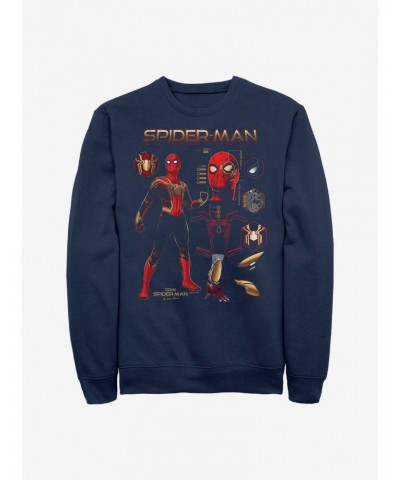 Marvel Spider-Man Spidey Stuff Crew Sweatshirt $12.10 Sweatshirts