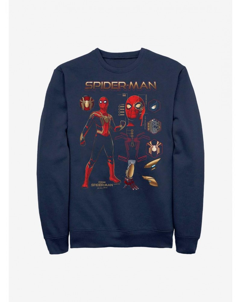 Marvel Spider-Man Spidey Stuff Crew Sweatshirt $12.10 Sweatshirts