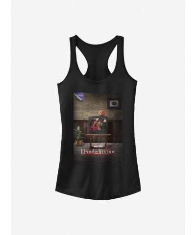 Marvel WandaVision Poster 90's Girls Tank $7.37 Tanks