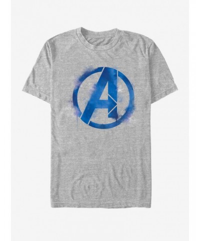 Marvel Avengers: Endgame Avengers Spray Logo T-Shirt $6.69 T-Shirts