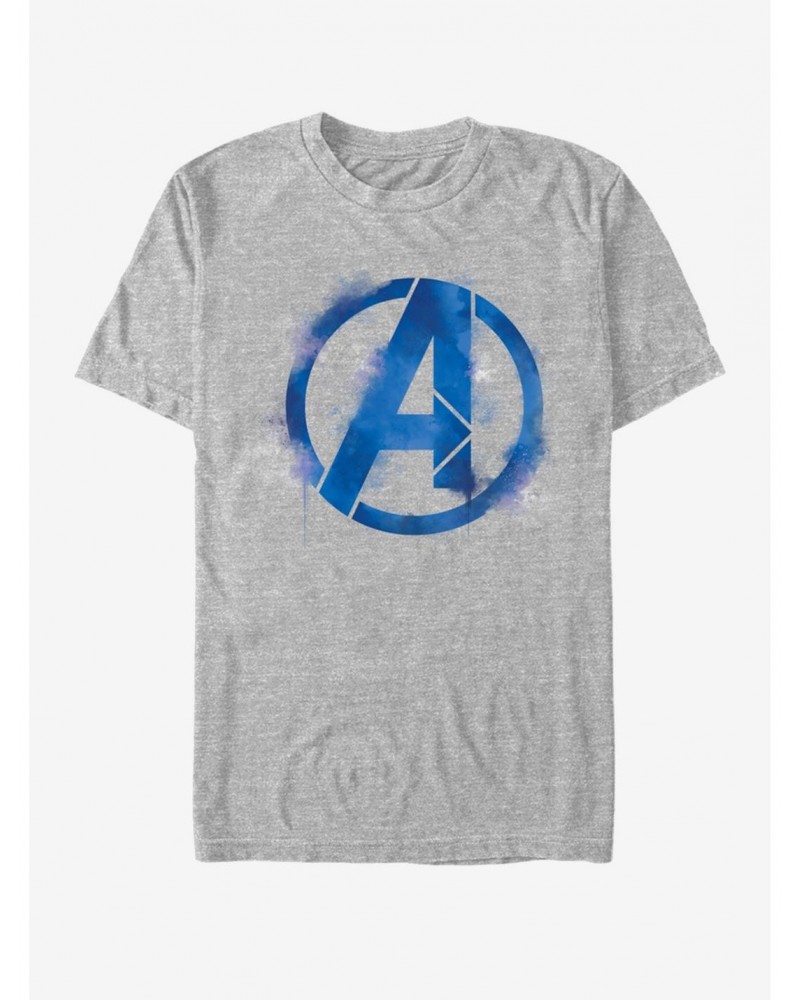 Marvel Avengers: Endgame Avengers Spray Logo T-Shirt $6.69 T-Shirts