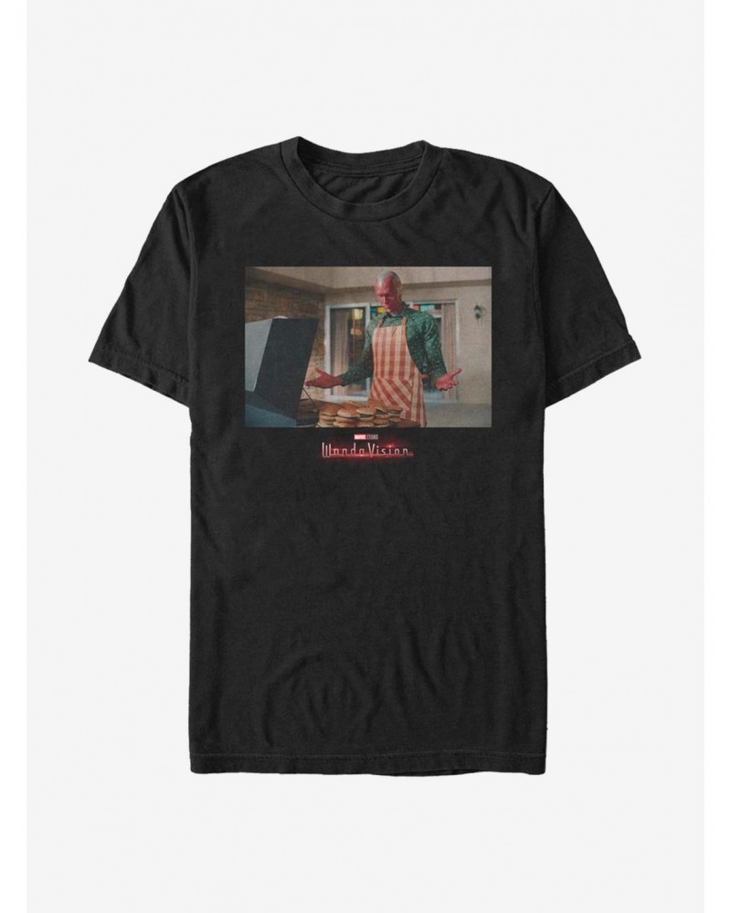 Marvel WandaVision Vision Cooking T-Shirt $6.88 T-Shirts