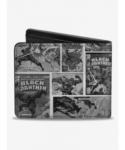 Marvel Black Panther Comic Blocks Bifold Wallet $10.45 Wallets