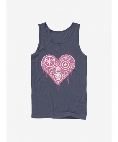 Marvel Avengers Heart Emblems Tank $7.77 Tanks