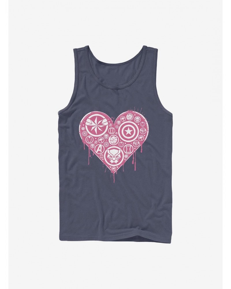 Marvel Avengers Heart Emblems Tank $7.77 Tanks